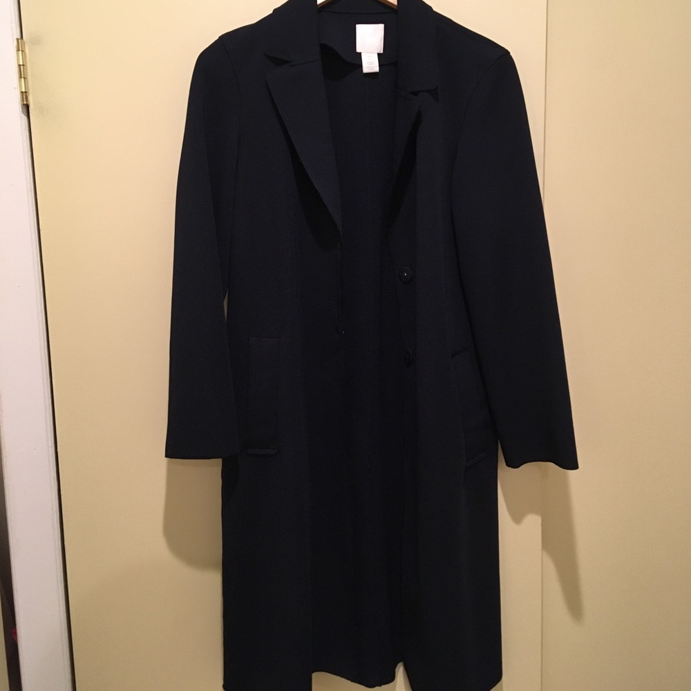 H&M Oversized navy blue coat